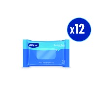 Canped Vücut temizleme Havlusu Seyahat Paket 24 lü x 12 Adet